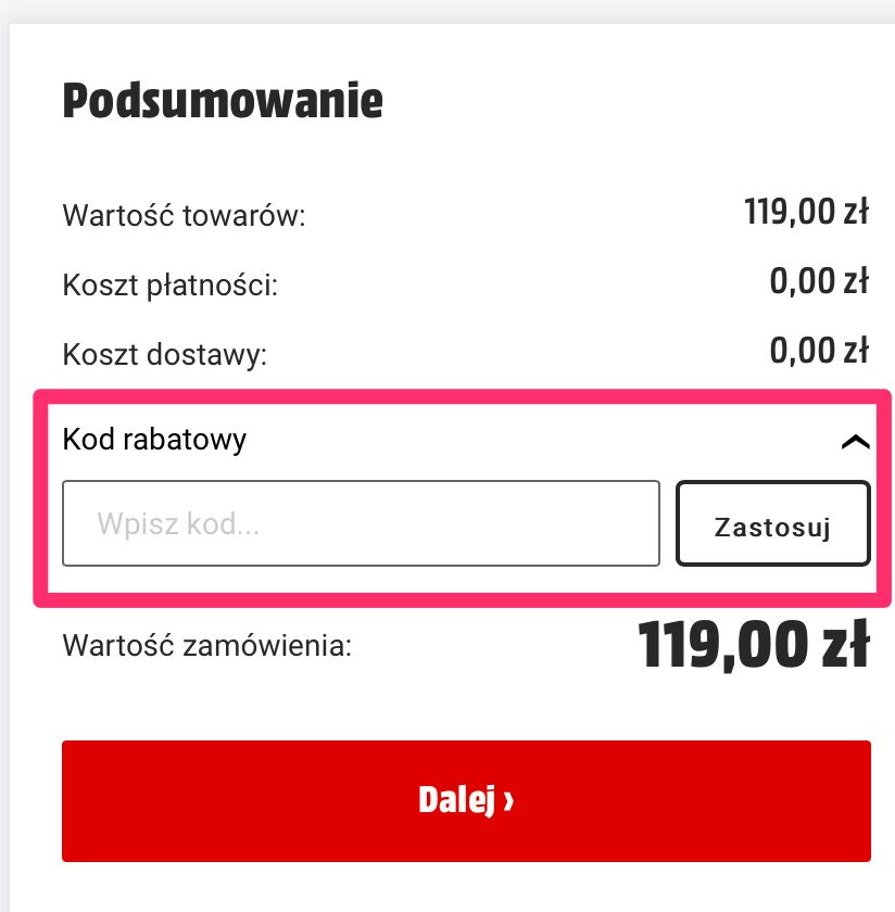 Media Markt kod rabatowy | 20% / 30z rabatu | 2026 | DobreKupony.pl